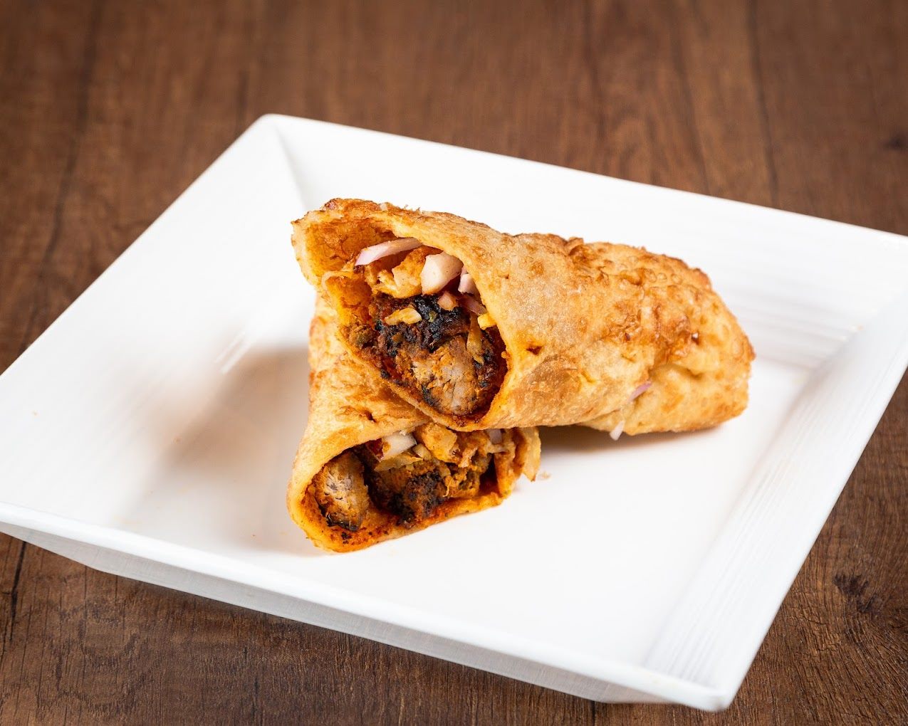 Tandoori chicken roll